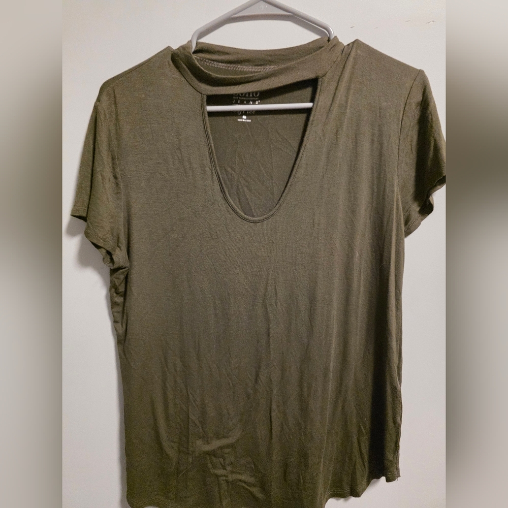 Soho Olive Short Sleeve Women's Tee